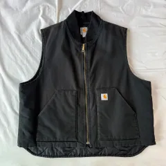 レア　カーハート　ダックベスト　USA製　Mサイズ　フェード良好 MEXICO製 カーハート ダックベスト 焦げ茶 表記(M) | NEW ITEM