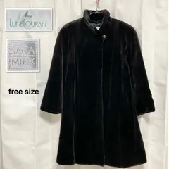 美品　SAGA MINK　シェアードミンク　ロング丈　毛皮コート　柄入りデザイン 楽天市場】コート saga mink(サガミンク)の通販