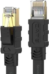 3m Senetem CAT8 40Gbps/2000MHz LANケーブル ツメ折れ防止