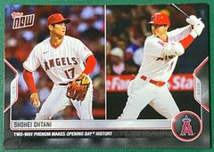 大谷翔平 2022MLBTOPPSNOW#6 開幕戦の二刀流カード