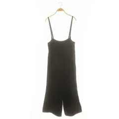 アルアバイル allureville サロペットワイドパンツ ロング ノースリーブ 2 黒 ブラック /MI ■OSのサムネイル