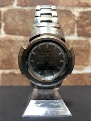 生産完了品 CASIO カシオ G-SHOCK Gショック AW-500 SERIES AWM-500D-1A8JF アナログ・デジタルモデル フルメタル 電波 タフソーラー シルバー 時計 _79