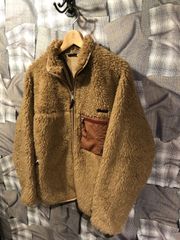 GRAMICCI グラミチ × FREAK'S STORE フリークスストア 19AW BOA FLEECE JACKET ボアフリースジャケット GUJK-19F1209 サイズS ブラウン　FK