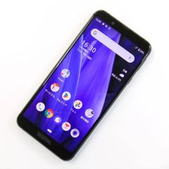 【中古】 AQUOS sense3 SHV45 ブラック au SIMロック解除済