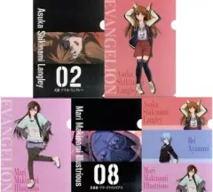 【中古】クリアファイル 描き下ろし＆場面セレクトAセット 限定A4クリアファイル5枚セット 「ヱヴァンゲリヲン新劇場版：Q」 セガ 遊んで、もらえるヱヴァンゲリヲンキャンペーン 
