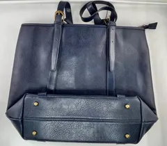 【最終値下げ】● カバン D.KELLY 肩掛けトートバッグ  DK-H-523 ネイビー  ディーケリー ショルダーバッグ ハンドバッグ