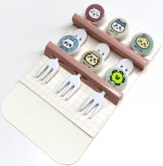 【中古】食器 集合(モモンガ/シーサー/星ver.) ランチピックス6P 「ちいかわ なんか小さくてかわいいやつ 100円ショップ 雑貨シリーズ第6弾」