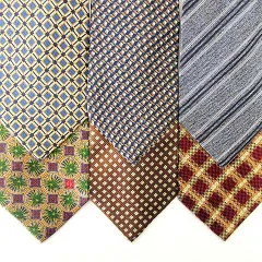 ダンヒル dunhill ダーバン ダックス等 美品 シルク ネクタイ 6点セット 総柄 チェック ストライプ A0512