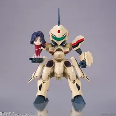 TINY SESSION(タイニーセッション) YF-19(イサム・ダイソン機) with ミュン・ファン・ローン マクロスプラス 完成品 可動フィギュア バンダイスピリッツ