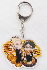 【中古】キーホルダー・マスコット(キャラクター) 鳥養＆武田 「ハイキュー!! アクリルフードキーホルダー2」