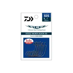 ダイワ(DAIWA) スティーズ ワームフック SS SOS スリムオフセット #1のサムネイル