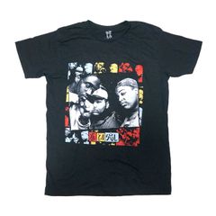 DE LA SOUL★正規品 新品 Tシャツ Collage-Black 半袖 黒 ヒップホップ RAP TEE