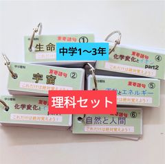 お得なセット【単語帳】中学社会（地理、歴史、公民）中1〜3年