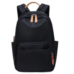 【特価商品】[PAOIXEEL] 2層構造 14ポケット リュック レディース メンズ A4 大容量 PCリュック 通学 通勤 大人 おしゃれ 防水 軽量 ナイロン 背面ファスナー 外出 アウトドア 男女兼用 リュックサック バックパック マザーズリュック