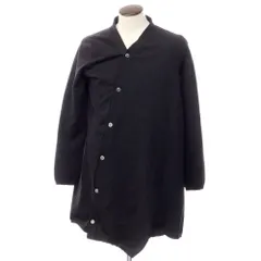 【中古】コムデギャルソンオムプリュス COMME des GARCONS HOMME PLUS 2018年春夏 ポリエステル ロングカーディガン ブラック【サイズL】【メンズ】のサムネイル