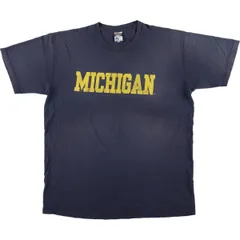古着 90年代 STEVE AND BARRYS MICHIGAN ミシガン大学 カレッジTシャツ メンズXL相当 ヴィンテージ/eaa561633のサムネイル