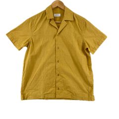 美品✨マーガレットハウエル リネン オープンカラー 開襟 シャツ 半袖