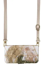 iPhone15Pro  ケース 手帳型 iPhone15 プロ スマホケース スマホショルダー レザー ストラップ 大理石 マーブル 幾何学模様 おしゃれ 派手 調節可能 130cm  カラー01