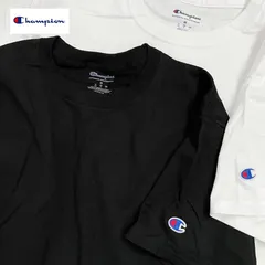 Champion 6oz.short sleeve Tシャツ ブラック ホワイト 無地 半袖 黒 白 t-shirt Black White チャンピオン