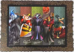 【中古】雑貨 デザインA.集合(ハデス含む) アートボード 「セガ ラッキーくじONLINE ディズニーヴィランズ＆ディズニーキャラクター2024」A-1賞