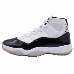 極美品 2018年製 ナイキ NIKE AIR JORDAN 11 RETRO CONCORD 378037-100 エアジョーダン イレブン レトロ コンコルド スニーカー シューズ 靴 27.0 ホワイト ブラック/☆I61/メンズ
