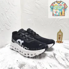 On Cloudmonster ジョギング スポーツ トレーニング ランニングシューズ メンズ レディー スニーカー タウンユース 新品 未使用　ブラック-WTO輸入1