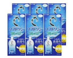 ロート Cキューブ ソフトワンモイスト 500ml × 6本 ソフトコンタクトレンズ ソリューション  コンタクト洗浄液 コンタクト 洗浄 ソリューション　4987241150236