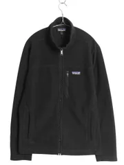 【お得なクーポン配布中!】 パタゴニア マイクロD フリース ジャケット メンズ S / 15年製 アウトドア ブルゾン ハイネック フルジップ 大きいサイズ シンプル 薄手 黒
