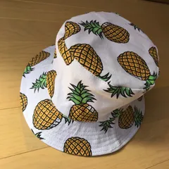 DUSTSTROKE ( ダストストローク ) 【2way】パイナップル ブラック バケット ハット 帽子 メンズ レディース