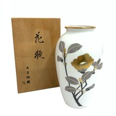 超美品 皇室御用達 大倉陶園 花瓶【金蝕薔薇】 - メルカリ