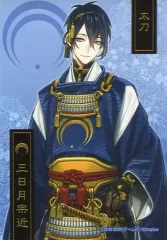 【中古】キャラカード 三日月宗近 ブロマイド 「刀剣乱舞-ONLINE-×セブンイレブン」