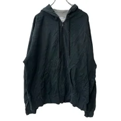 Champion ロゴスウェット パーカー XL ブラック チャンピオン ジップアップ フーディー トップス 古着卸 アメリカ仕入 a708-5725