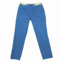 INCOTEX インコテックス ウォッシュ加工 コットン ロングパンツ ボトムス ブルー サイズM 314X0 メンズ 【中古】