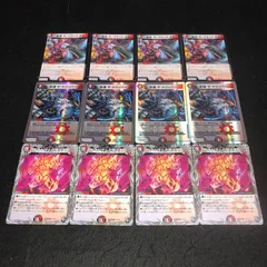 デュエマ No.1290 轟音ザブラックGS 影速ザトリッパー ドキンダムの禁炎霊 各4枚 計12枚