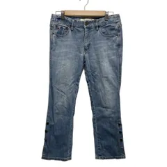 美品♡ピンクハウス 裾フリルストレッチデニムパンツ リボン 総ゴム フリル使いデニムパンツ｜ピンクハウスオフィシャルオンラインストア