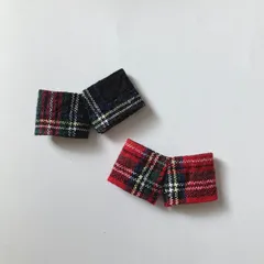 ぬい服　10cm チェックパンツ