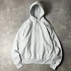 00s Champion 無地 プレミアム リバースウィーブ スウェット フード パーカー 目無し / 00年代 オールド チャンピオン トレーナー