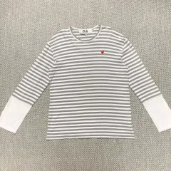 （ XL ) コム・デ・ギャルソン メンズ ストライプ Tシャツ