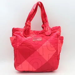 美品 マークバイマークジェイコブス レッド ポリエステル トートバッグ ハンドバッグ OGH 2000000 NSK