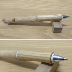 木軸シャープペンシル　DR-オーク  T-1 （オーク中間色）＝少し薄い茶色系　木軸シャーペン　限定　限定品　木製　Dr.Grip　ドクターグリップ　カスタムペン　オリジナル　木軸　木軸ペン
