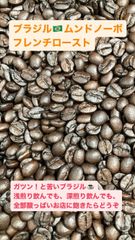 ブラジル 🇧🇷 ムンドノーボ ・ 深煎り (100グラム×1袋)【 🧊 アイスコーヒー にもピッタリ！】⭐️ 当店 店舗内 人気No.1 ⭐️