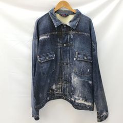 SAPEur Lot.5067XX SWEAT JACKET denim サプール スウェット ジャケット デニム XXLサイズ 中古 /ｍ 250628 02320hi◇128