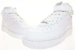 ナイキ NIKE × SUPREME AIR FORCE 1 MID SP WHITE 27.5cm FZ8784-100 シュプリーム エア フォース ミッド ホワイト 【ブランド古着ベクトル】【中古】▲■250806