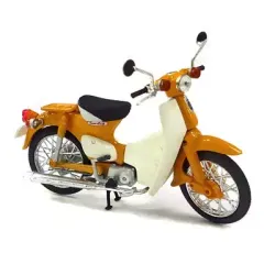 【中古】トレーディングフィギュア スーパーカブ ストリート(プラズマイエロー×ココナッツホワイト)「HONDA スーパーカブ COLLECTION Vol.1」1/24ダイキャストモデル