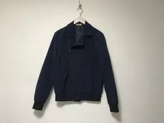 本物ザラマンZARAMANナイロンダブルライダースジャケット長袖サーフアメカジミリタリースケーターストリートビジネススーツパーティードレスゴルフメンズ紺ネイビーS