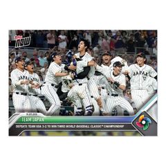 WBC topps now 準決勝　日本サヨナラ勝利　レッドパラレル10シリアル WBC topps now 準決勝日本サヨナラ勝利レッドパラレル10シリアル