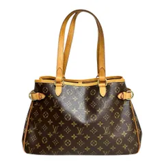 【LOUIS VUITTON/ルイ・ヴィトン】バティニョール・オリゾンタル  モノグラム  M51154 ショルダーバッグ モノグラムキャンバス ブラウン レディース 【中古】【真子質店】【BL】