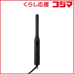【 新品 未開封 】   テスコム ストレートアイロン マイナスイオン スリムプレート 13mm 120℃～200℃ 海外対応 交流(コード)式 ブラック TS368A-K 未使用 送料無料