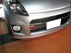 [牽引フック]C10,C15系 パッソ_H16/6～H22/2(フロント)用レーシングフック(可倒タイプ)