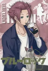 【中古】ポストカード 糸師冴 「ブルーロック×カラオケまねきねこ トレーディング箔押しポストカード」